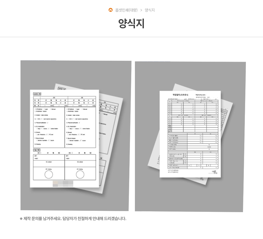 양식지